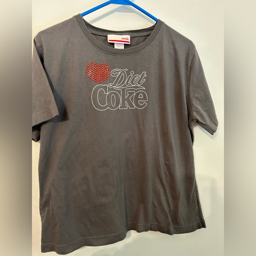 Diet Coke Vintage Womens Tshirt Large